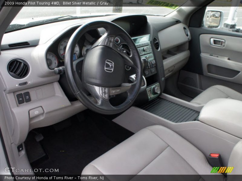 Billet Silver Metallic / Gray 2009 Honda Pilot Touring 4WD
