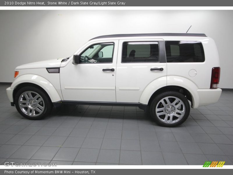 Stone White / Dark Slate Gray/Light Slate Gray 2010 Dodge Nitro Heat