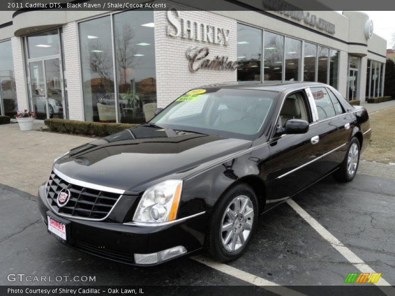 Black Raven / Shale/Cocoa Accents 2011 Cadillac DTS