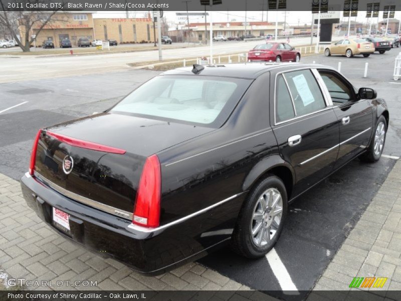 Black Raven / Shale/Cocoa Accents 2011 Cadillac DTS