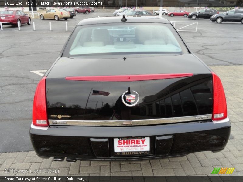 Black Raven / Shale/Cocoa Accents 2011 Cadillac DTS