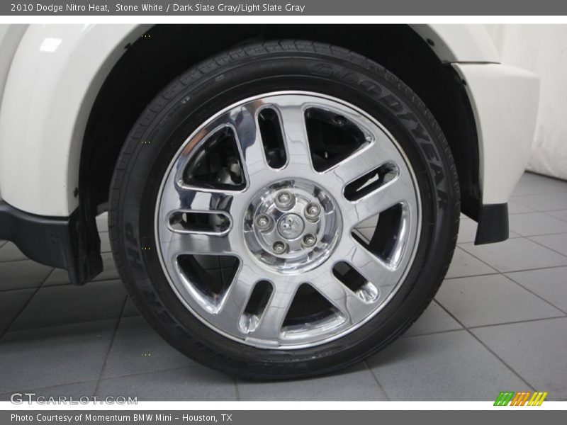 Stone White / Dark Slate Gray/Light Slate Gray 2010 Dodge Nitro Heat