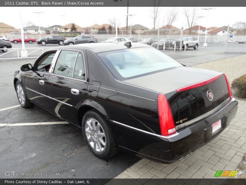 Black Raven / Shale/Cocoa Accents 2011 Cadillac DTS