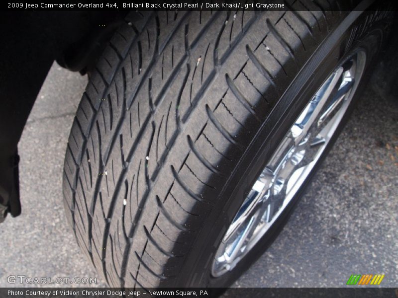 Brilliant Black Crystal Pearl / Dark Khaki/Light Graystone 2009 Jeep Commander Overland 4x4