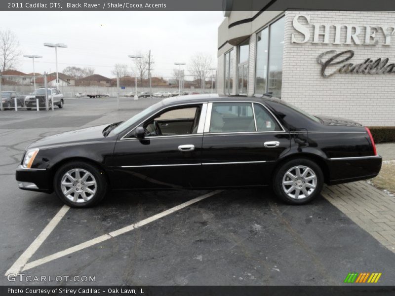 Black Raven / Shale/Cocoa Accents 2011 Cadillac DTS