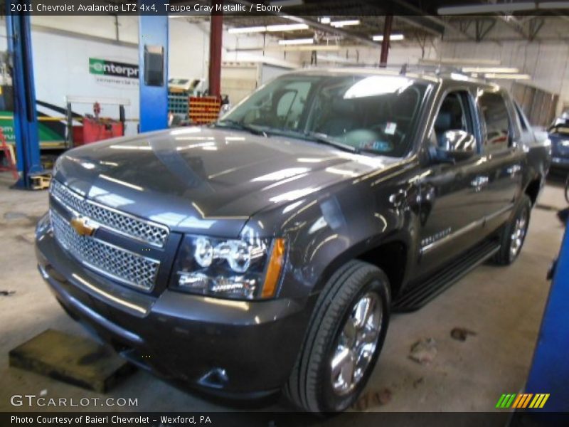 Taupe Gray Metallic / Ebony 2011 Chevrolet Avalanche LTZ 4x4