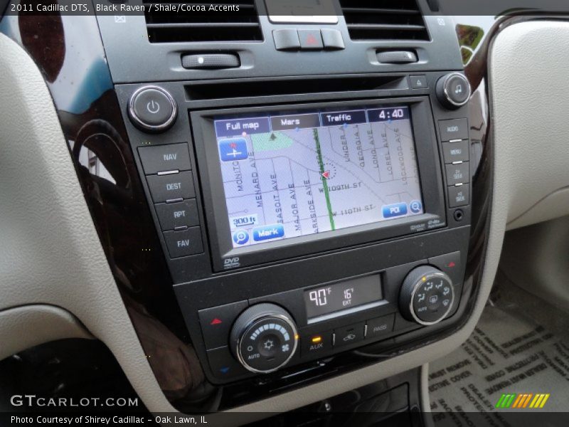 Navigation of 2011 DTS 