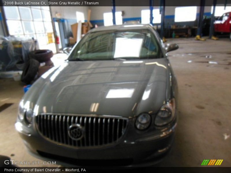 Stone Gray Metallic / Titanium 2008 Buick LaCrosse CX
