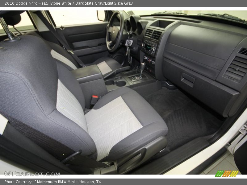 Stone White / Dark Slate Gray/Light Slate Gray 2010 Dodge Nitro Heat