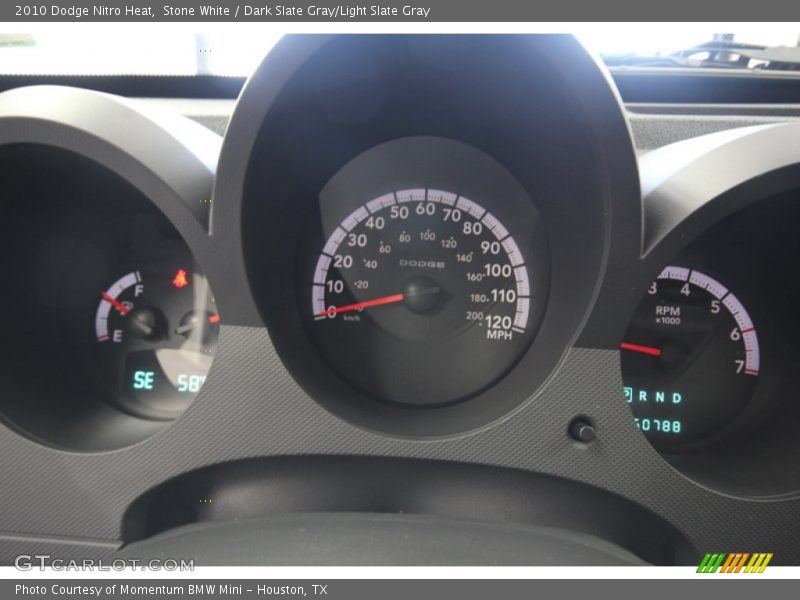 Stone White / Dark Slate Gray/Light Slate Gray 2010 Dodge Nitro Heat