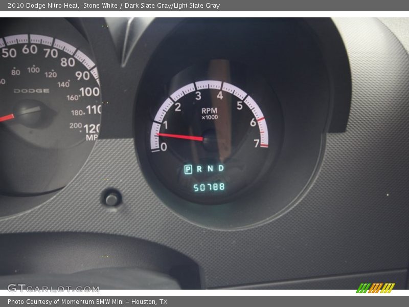 Stone White / Dark Slate Gray/Light Slate Gray 2010 Dodge Nitro Heat