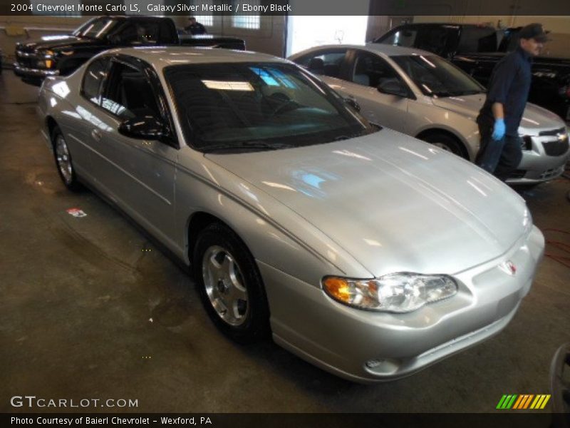 Galaxy Silver Metallic / Ebony Black 2004 Chevrolet Monte Carlo LS
