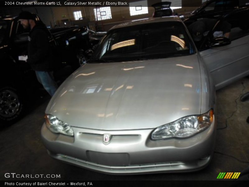 Galaxy Silver Metallic / Ebony Black 2004 Chevrolet Monte Carlo LS