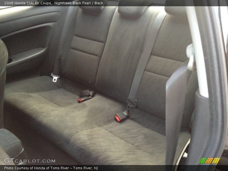 Rear Seat of 2008 Civic EX Coupe