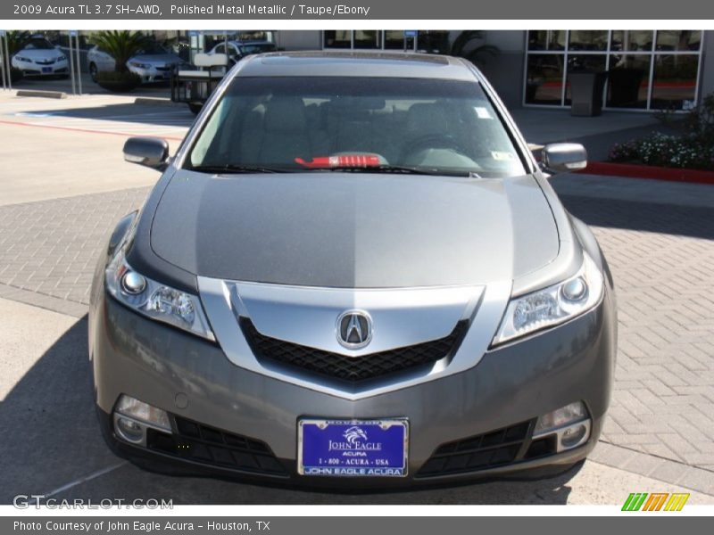 Polished Metal Metallic / Taupe/Ebony 2009 Acura TL 3.7 SH-AWD