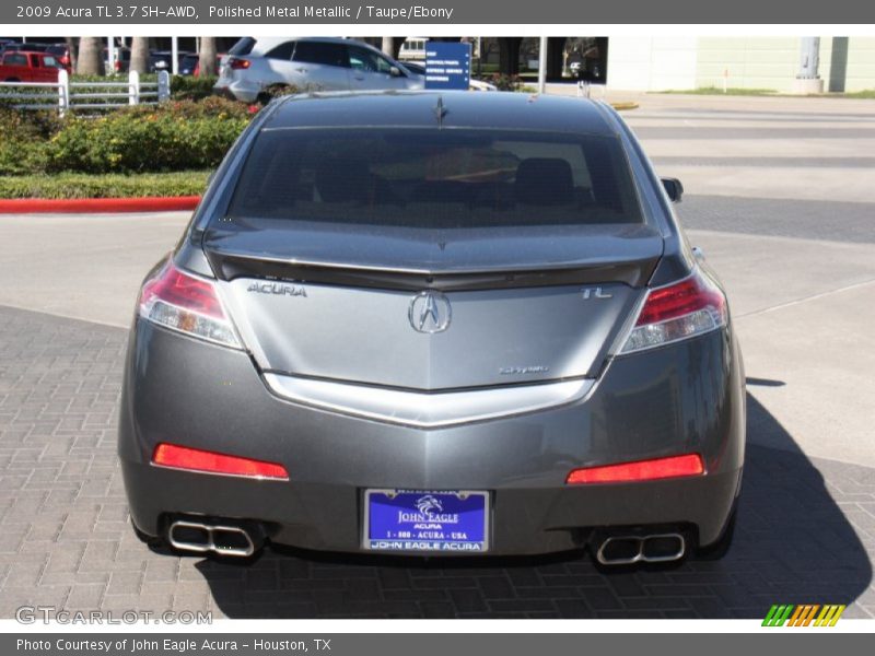 Polished Metal Metallic / Taupe/Ebony 2009 Acura TL 3.7 SH-AWD