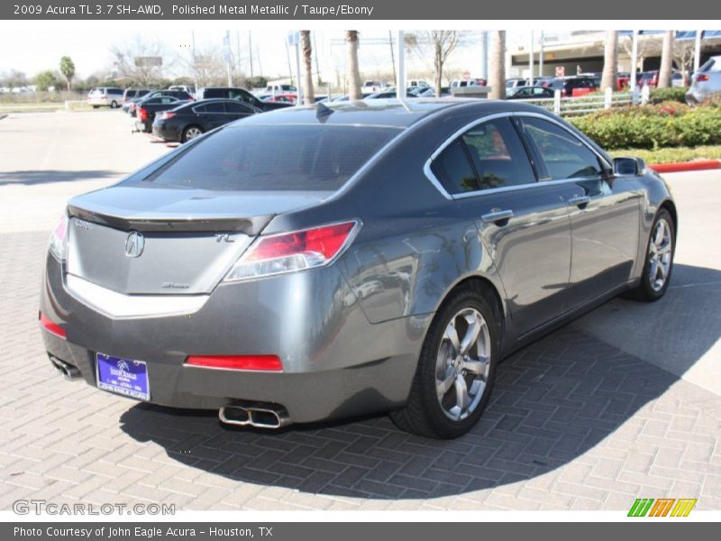 Polished Metal Metallic / Taupe/Ebony 2009 Acura TL 3.7 SH-AWD