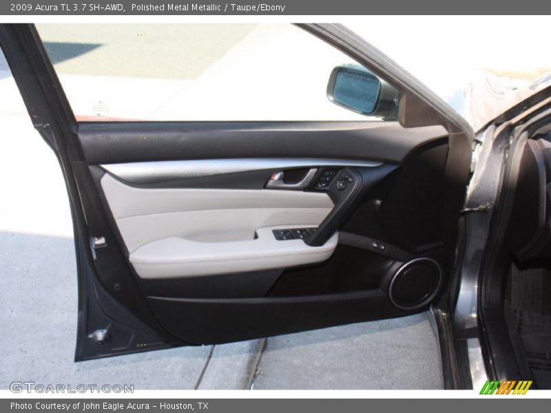 Polished Metal Metallic / Taupe/Ebony 2009 Acura TL 3.7 SH-AWD