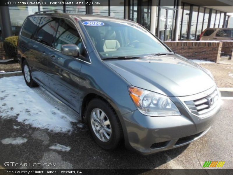 Polished Metal Metallic / Gray 2010 Honda Odyssey EX