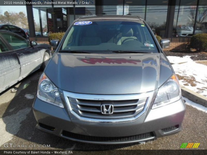 Polished Metal Metallic / Gray 2010 Honda Odyssey EX