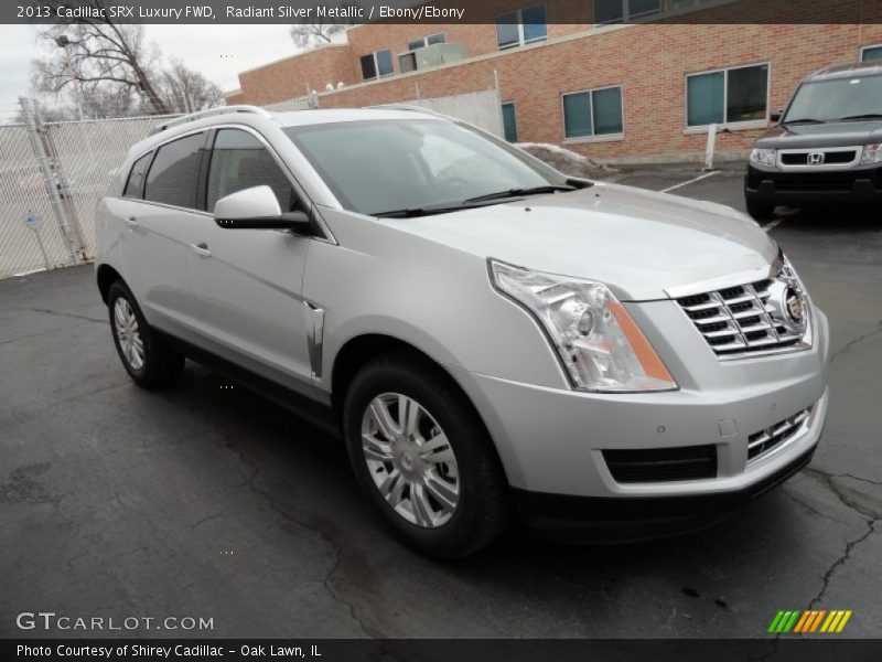 Radiant Silver Metallic / Ebony/Ebony 2013 Cadillac SRX Luxury FWD