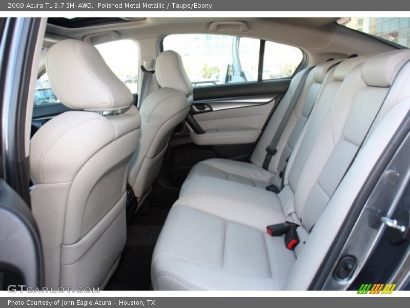 Polished Metal Metallic / Taupe/Ebony 2009 Acura TL 3.7 SH-AWD