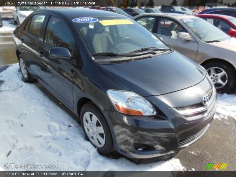 Flint Mica / Dark Charcoal 2007 Toyota Yaris Sedan