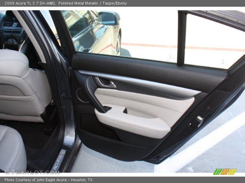 Polished Metal Metallic / Taupe/Ebony 2009 Acura TL 3.7 SH-AWD