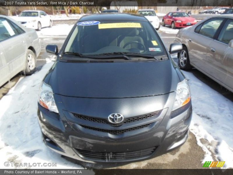 Flint Mica / Dark Charcoal 2007 Toyota Yaris Sedan