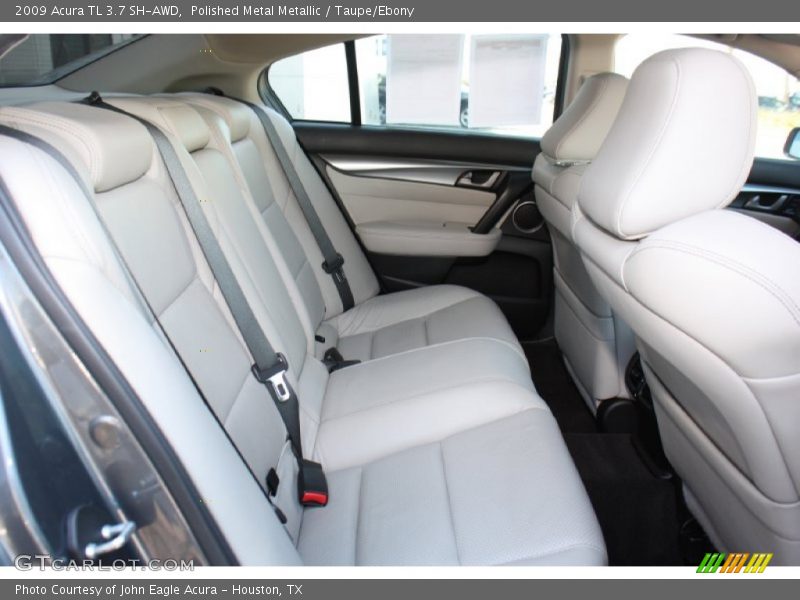 Polished Metal Metallic / Taupe/Ebony 2009 Acura TL 3.7 SH-AWD