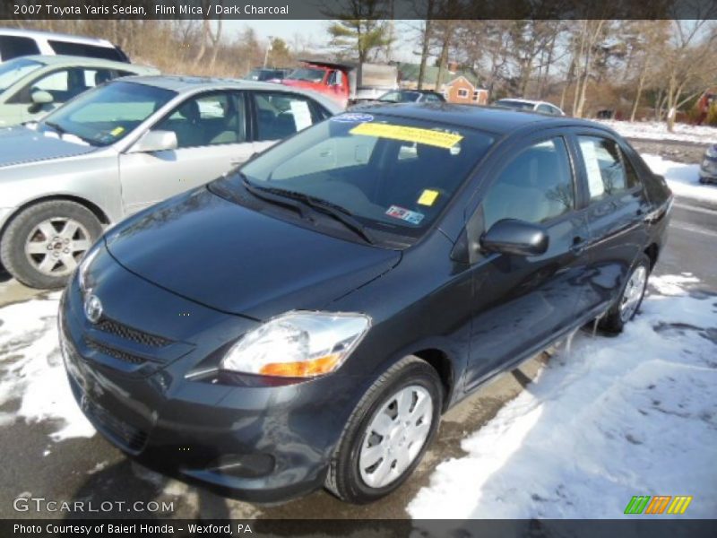 Flint Mica / Dark Charcoal 2007 Toyota Yaris Sedan