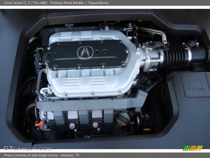 Polished Metal Metallic / Taupe/Ebony 2009 Acura TL 3.7 SH-AWD