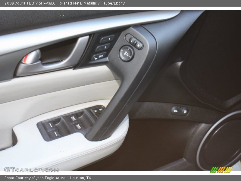 Polished Metal Metallic / Taupe/Ebony 2009 Acura TL 3.7 SH-AWD