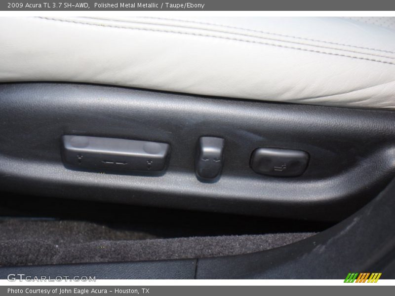 Polished Metal Metallic / Taupe/Ebony 2009 Acura TL 3.7 SH-AWD