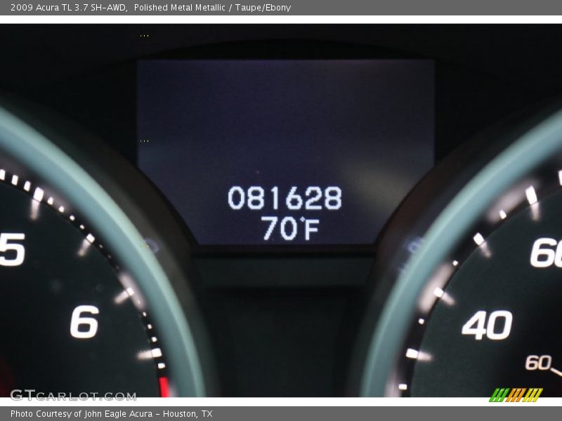 Polished Metal Metallic / Taupe/Ebony 2009 Acura TL 3.7 SH-AWD