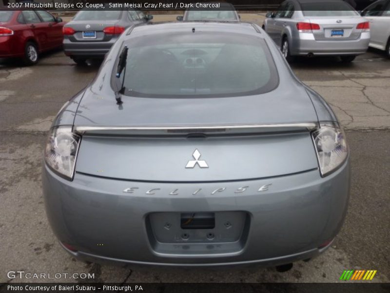 Satin Meisai Gray Pearl / Dark Charcoal 2007 Mitsubishi Eclipse GS Coupe