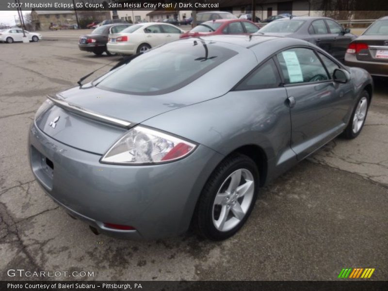 Satin Meisai Gray Pearl / Dark Charcoal 2007 Mitsubishi Eclipse GS Coupe