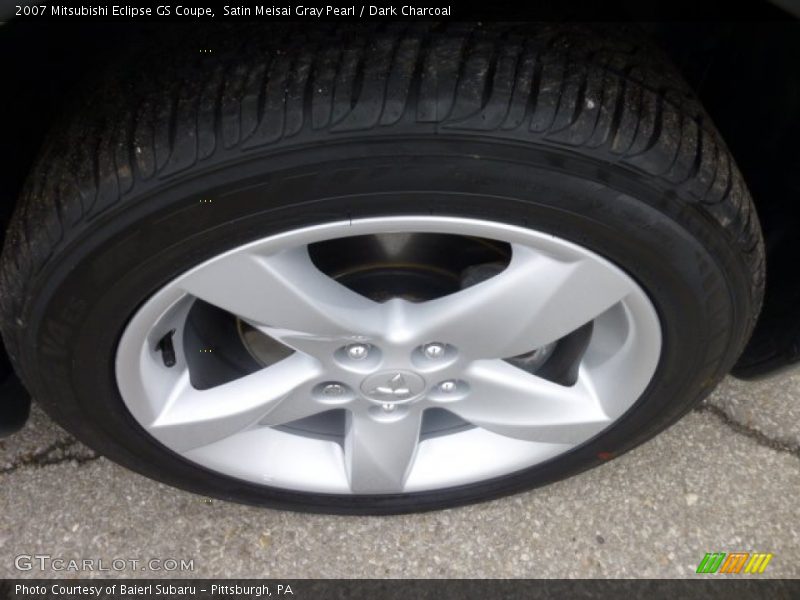 Satin Meisai Gray Pearl / Dark Charcoal 2007 Mitsubishi Eclipse GS Coupe