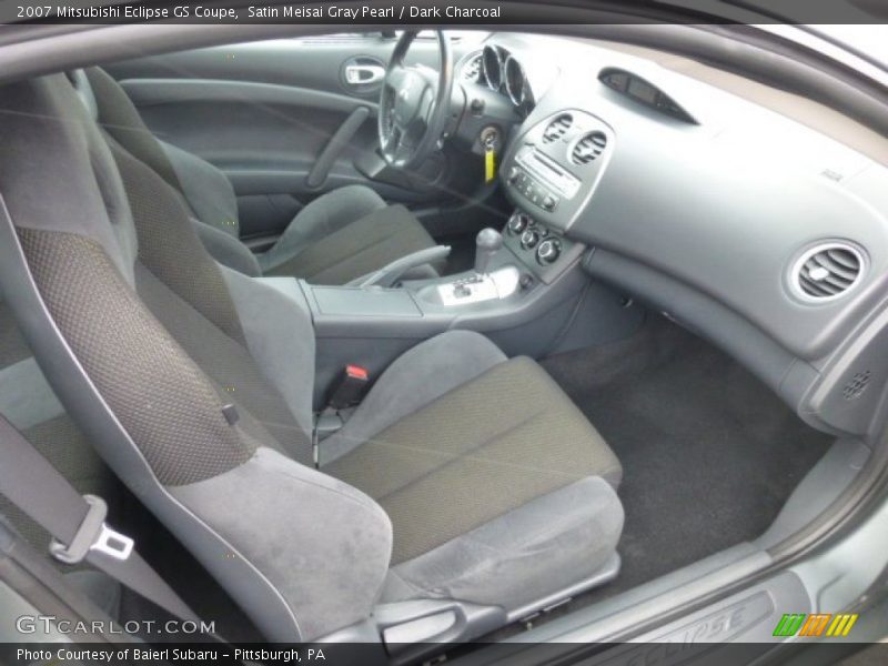  2007 Eclipse GS Coupe Dark Charcoal Interior
