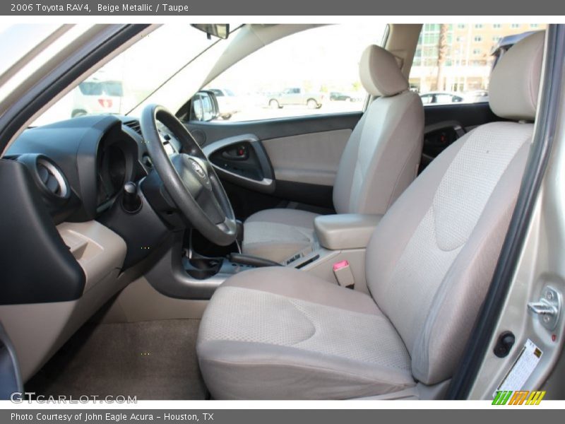 Front Seat of 2006 RAV4 