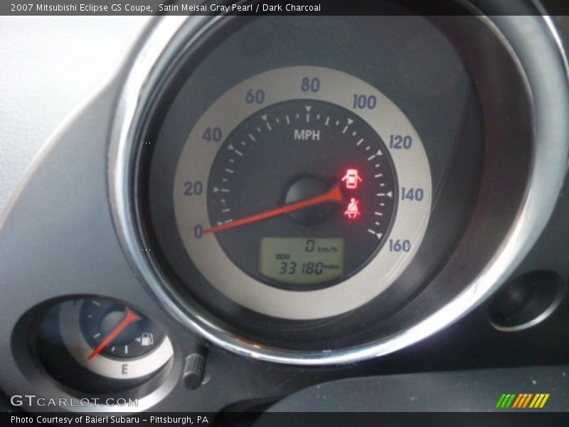 Satin Meisai Gray Pearl / Dark Charcoal 2007 Mitsubishi Eclipse GS Coupe