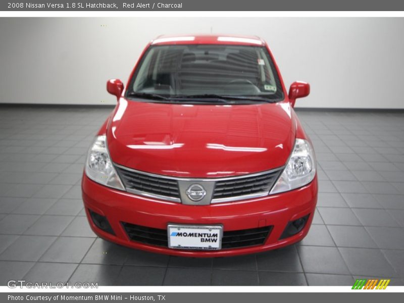 Red Alert / Charcoal 2008 Nissan Versa 1.8 SL Hatchback