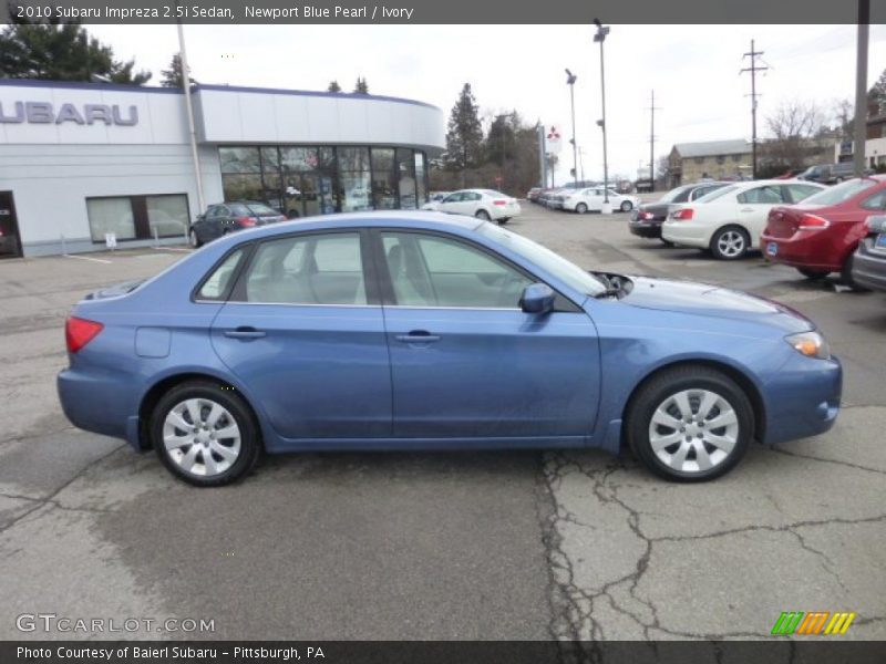Newport Blue Pearl / Ivory 2010 Subaru Impreza 2.5i Sedan