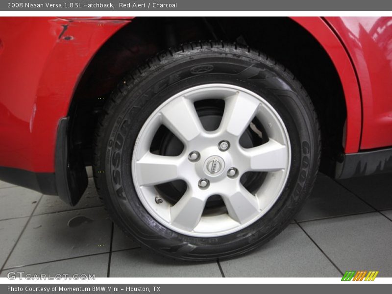 Red Alert / Charcoal 2008 Nissan Versa 1.8 SL Hatchback