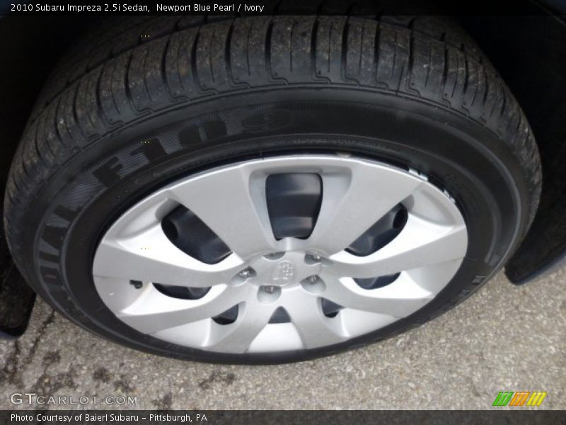 Newport Blue Pearl / Ivory 2010 Subaru Impreza 2.5i Sedan