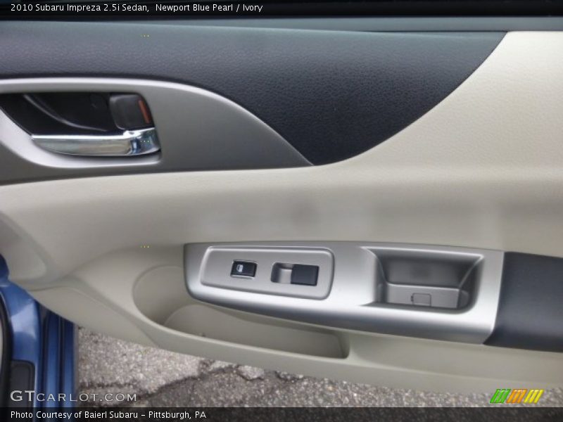 Newport Blue Pearl / Ivory 2010 Subaru Impreza 2.5i Sedan