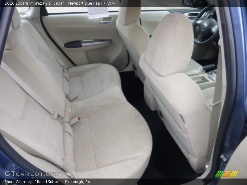 Newport Blue Pearl / Ivory 2010 Subaru Impreza 2.5i Sedan