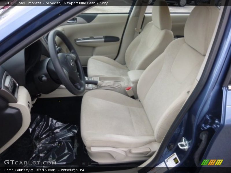 Newport Blue Pearl / Ivory 2010 Subaru Impreza 2.5i Sedan