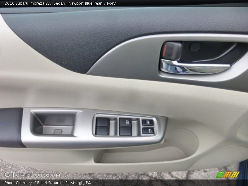 Newport Blue Pearl / Ivory 2010 Subaru Impreza 2.5i Sedan