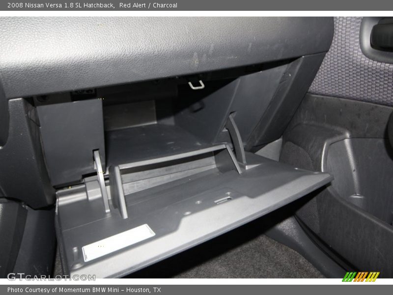 Red Alert / Charcoal 2008 Nissan Versa 1.8 SL Hatchback